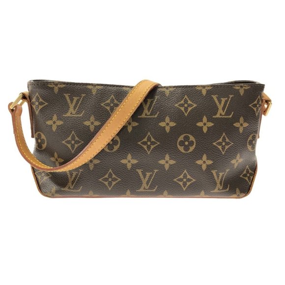 Louis Vuitton Handbags - Auth LOUIS VUITTON Trotteur M51240 Brown Monogram AR0063 Shoulder Bag